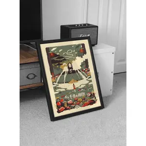 Spirited Away Poster, Studio Ghibli Poster Wall Art, Studio Ghibli Poster, Anime Wall Art, Japanese Anime Gift, Anime Poster
