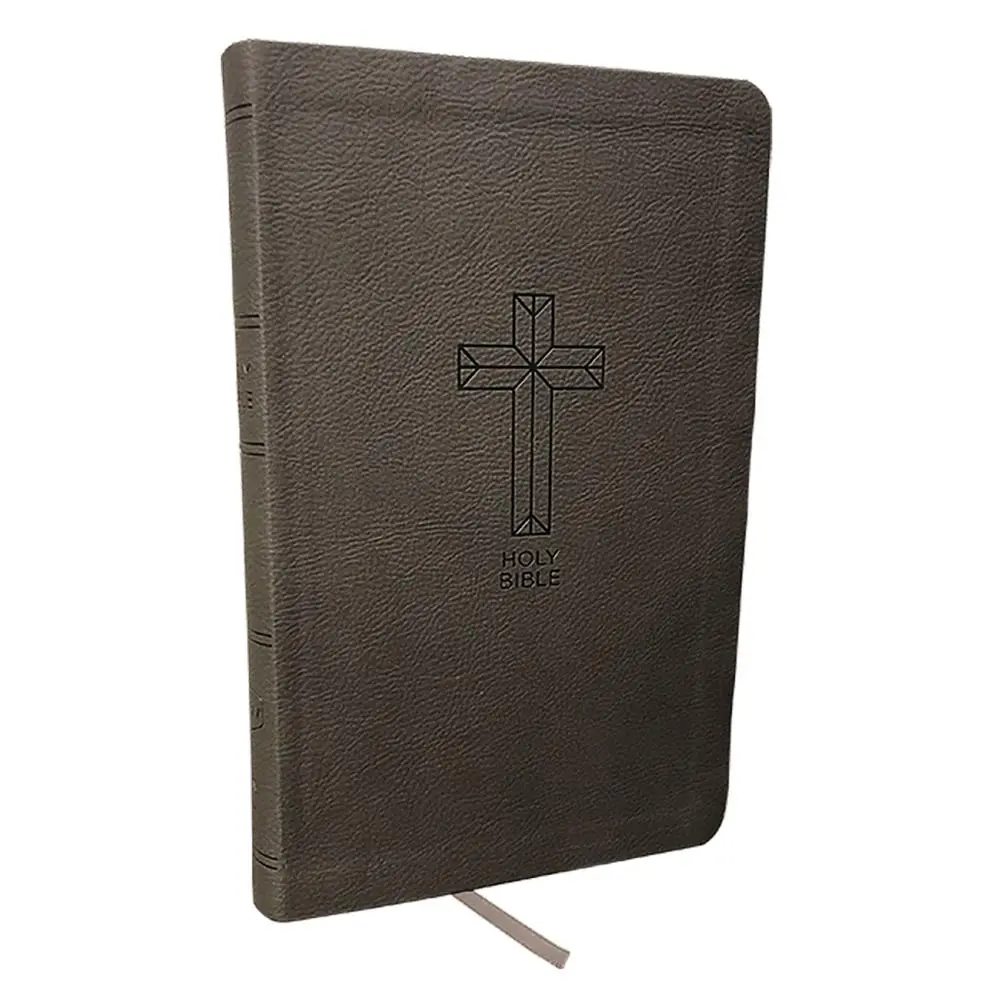 Used Holy Bible - NKJV Value Thinline, Standard Print, Black Imitation Leather, Red Letter Edition by Thomas Nelson, Good, 1.3 lb, Soft Cover, Full Color Maps, Durable Flexible Binding, Ideal Personalized English Gift, Personalized Gift