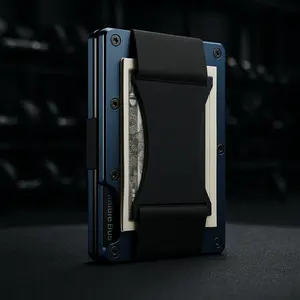 PhaseOne Stealth Wallet - Ultra-Slim RFID-Blocking Aluminum Card Holder for Everyday Use - Holds 6to 8 Cards Securely & Lightweight Design