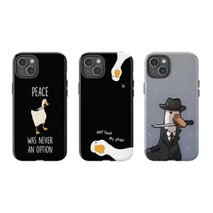Duck case Phone Case Meme case Cover for iPhone 16e, 15, 14, 13, 12, 11, Google Pixel 9 Pro, 8, 7A, Samsung S25 edge, S24 FE, A71, A36