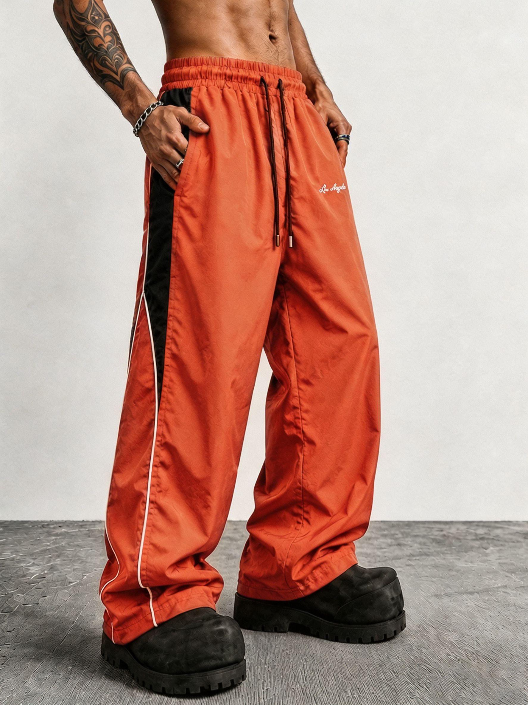 Men's wide-leg pants lifestyle