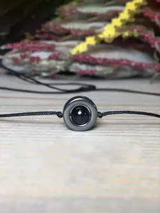 Black Tourmaline Stone Necklace, Empath Protection Necklace, Natural Stone Necklace, Balance Necklace, Adjustable Necklace, Fashion Jewelry Accessories for Women & Men