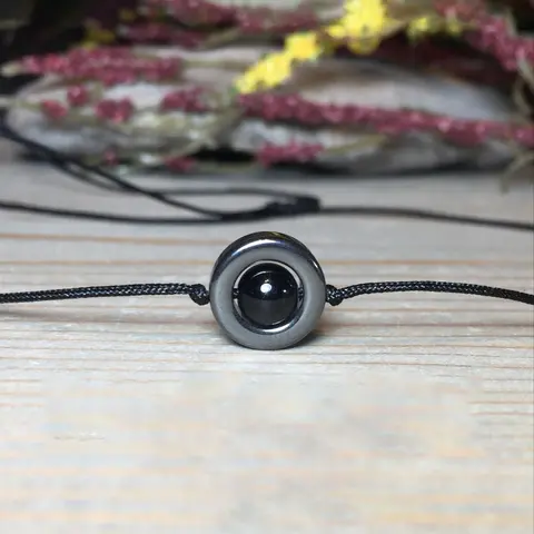 Black Tourmaline Stone Necklace, Empath Protection Necklace, Natural Stone Necklace, Balance Necklace, Adjustable Necklace, Fashion Jewelry Accessories for Women & Men, Adjustable Charms Necklace, Curated Necklace, Accessory Necklace