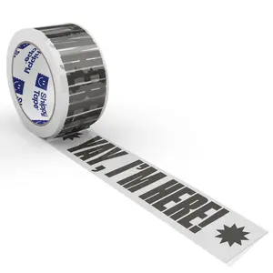 Yay, I'm Here! Shipping Tape - Clear/Black