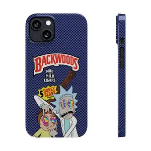 Backwoods Cigar Phone Case, Stylish Phone Cover, Fan Gift, Cartoon Phone Case, Compatible with iPhone 17/16/15/14/13/12/11 Pro Max/Plus and Samsung Galaxy S23FE/22/23/24/25.