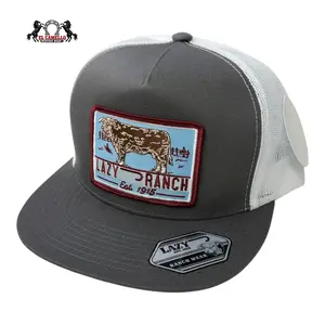 Lazy J Ranch “Lazy Ranch – Est. 1915” Charcoal & White Snapback