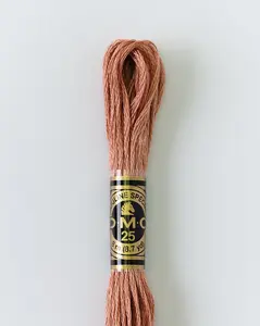 DMC Embroidery Stranded Thread - Six-Strand Embroidery Floss - 407 - Fawn