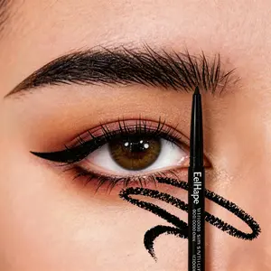 Waterproof Eyeliner - Smudge-proof, smear-proof, long-lasting precision fiber tip design effortlessly creates perfect eyeliner lines.Black eyeliner pen.Women's makeup.Ideal Christmas Gift