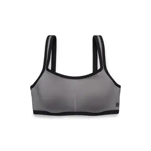 NATORI POWER YOGI SPORTS BRA IN BLACK/GREY