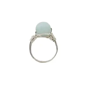 Locarno Ring   -   Ice Blue Central Stone
