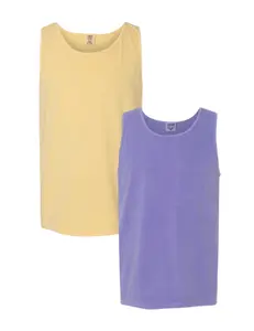 x2 Comfort Color Tanks - Build Your Own - Unisex Fitted Tank Top for Summer Casual Wear