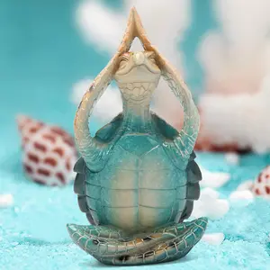 Coastal, Zen Yoga Sea Turtle Figurine