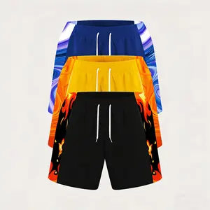 3-Pack Big tall Men’s Quick Dry Athletic Shorts Breathable mesh fabric, side print panels, and functional pockets. Perfect for running, gym, basketball, and all-day comfort.