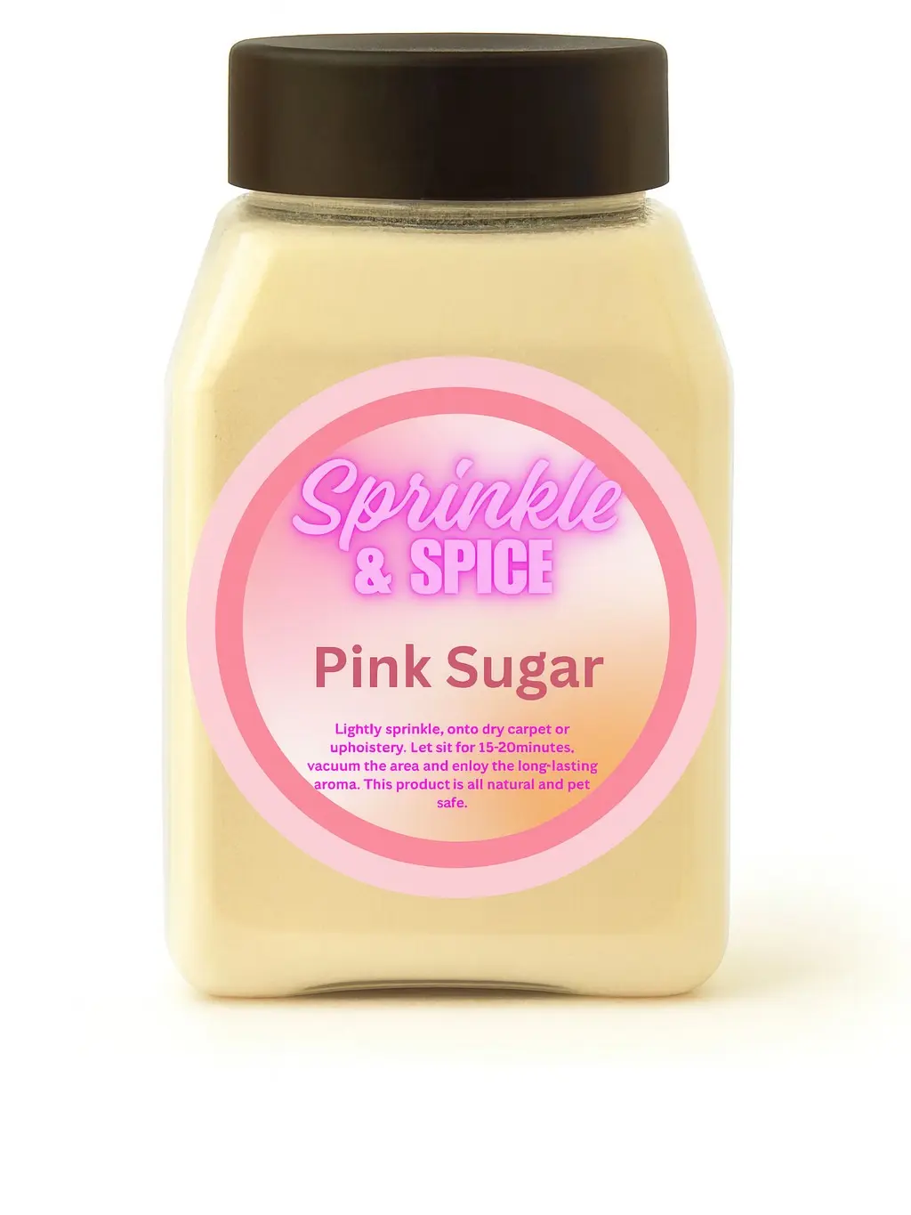Pink Sugar Fragrance Floral Aroma Spray - Household Cleaner, Home Carpet & Upholstery Refreshener, Home Care Supply