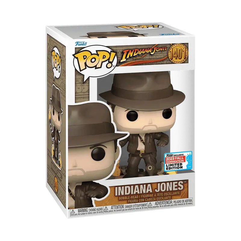 Funko Pop! Indiana Jones- Indiana Jones (Snakes) (NYCC Shared) #1401 Collectible Pop Vinyl Figure