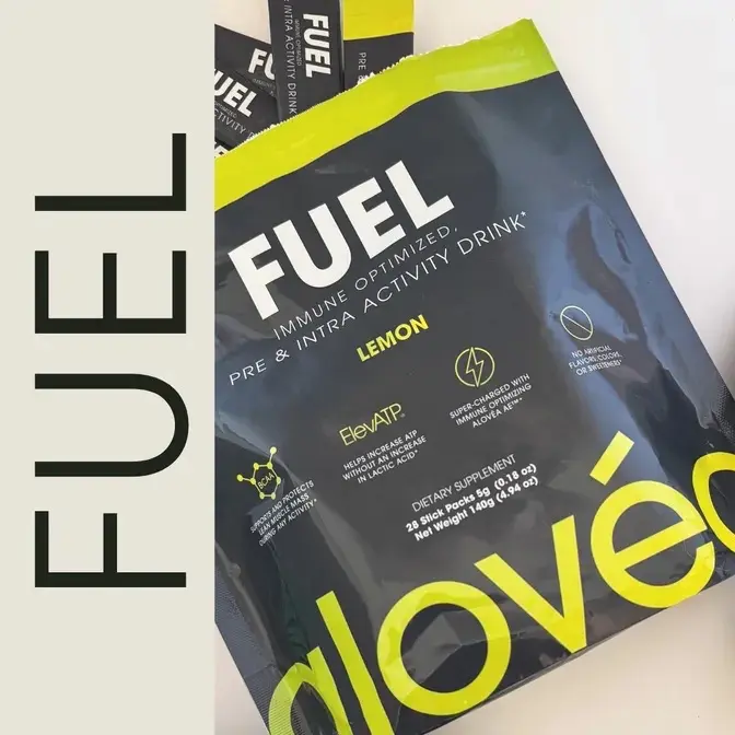 Alovéa Fuel - Immune Optimized PRE & Intra Activity Drink Natural Energy Drink for Clean Energy Hydration Faster Recovery & Muscle Growth Beverage Sport