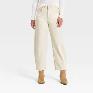 Women's High-Rise Striped Barrel Jeans - Universal