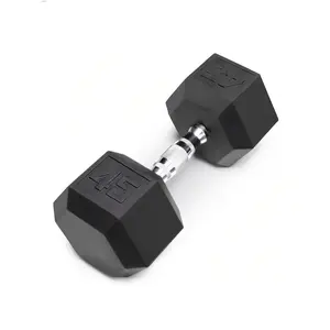 Sports season  The Marcy 45lb Weight Rubber Hex Dumbbell RHDB 045