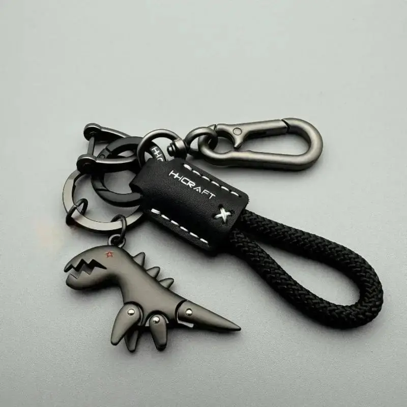 Car keychain dinosaur keychain exquisite girl keychain cute car keychain student backpack pendant keychain