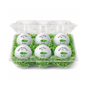 Best By Par Golf Balls Gift Set – Funny Golf Gift for Dad, Husband, Boyfriend, Wife, Son, Mom, Fiancé | 6 Pack Novelty Golf Balls