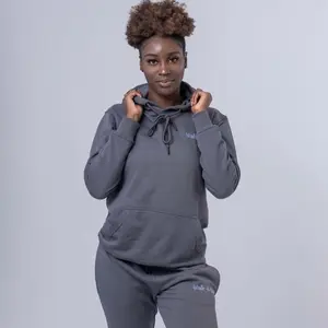Unisex Cotton Fleece Sweatsuit Gray