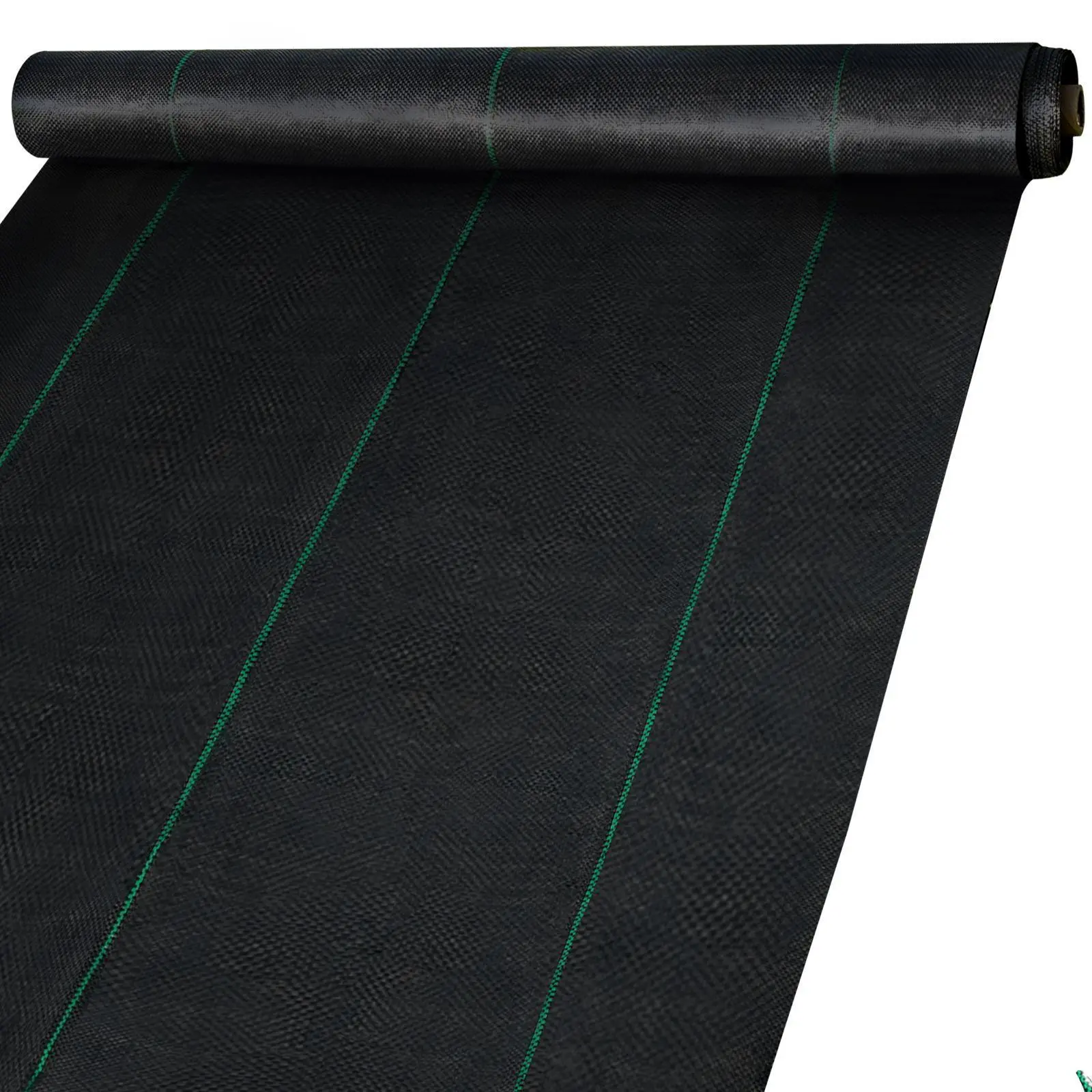 【Summerfinds】VEVOR 6FT×300FT Premium Weed Barrier Fabric Heavy Duty 2.4OZ,  Woven Weed Control Fabric, High Permeability Good for Flower Bed, Geotextile Fabric for Underlayment, Polyethylene Ground Cover