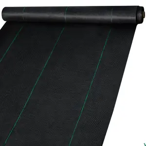 【Summervibes】VEVOR 6FT×300FT Premium Weed Barrier Fabric Heavy Duty 2.4OZ,  Woven Weed Control Fabric, High Permeability Good for Flower Bed, Geotextile Fabric for Underlayment, Polyethylene Ground Cover
