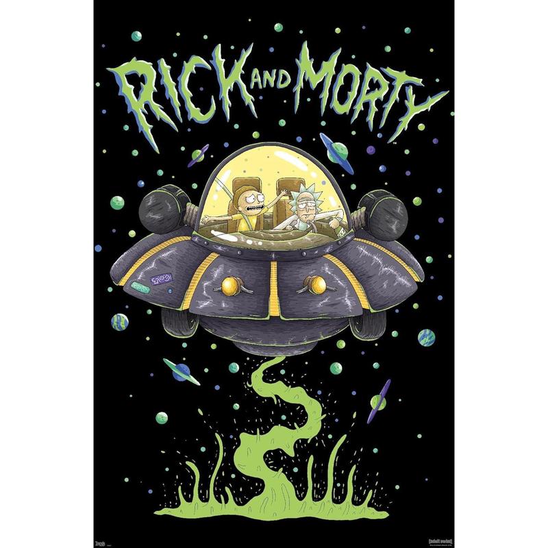 Trends International Rick And Morty - Ship Wall Poster, 22.375" x 34", Unframed Version