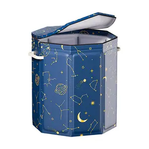 Foldable Foot Bath Tub, Portable Foot Soaking Basin, Collapsible Foot Bath, Durable Fiber Board Design, Ideal for Home Use & Travel, Blue Color