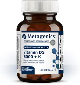 Vitamin D3 and K2 Supplement for Artery Health Immune Support Bone and Heart Health Formula with MK-7 Vitamin K2 Non-GMO Gluten-Free Daily Nutritional Support for Cardiovascular Wellness and Bone Density