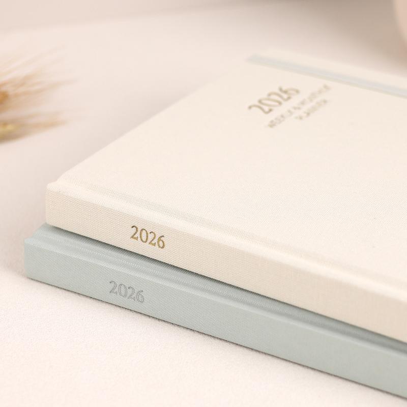 2026 Planner - Weekly and Monthly Productivity Planner, Jan 2026 - Dec 2026, Linen Hardcover Planning Agenda book with Tabs, Aesthetic, Academic, Perfect for Office Home School Supplies