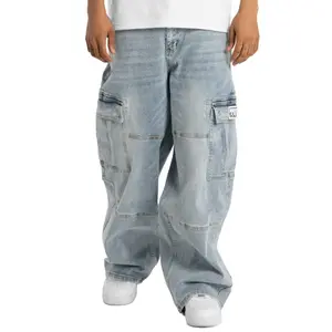 Pro Club Heavweight Baggy Fit Denim Cargo Pant
