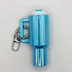Mini Handled Tumbler Keychain (Glow in the dark)   *LIVE CLAIMS ONLY*