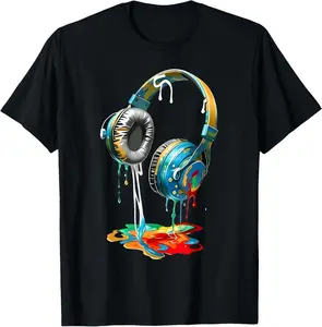 100% cotton Unisex Music Lover Gifts Musican Music DJs Tee T-Shirt