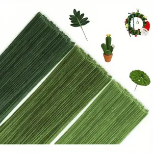 150 pieces of three-color mixed plush sticks, long plush cleaning sticks for creative DIY art and craft projects, home decoration supplies