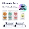 Kind Patches 6-Pack Ultimate Burn Bundle, Clean Energy, Balanced Gut, Digestive Health, Natural Ingredients, 6 Months Supply