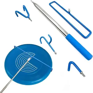 Disc Golf Retriever Pole – 16ft Telescopic with Hooks