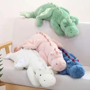 35.4in/45.2in Dragon Plush，Peluche, Plushie, Dragon Stuffed Animal, Kids toys, Christmas Gifts ,Dragon Plush Toys Pillows for Boys，Girls and Adults，Stocking Stuffers, Great Gifts