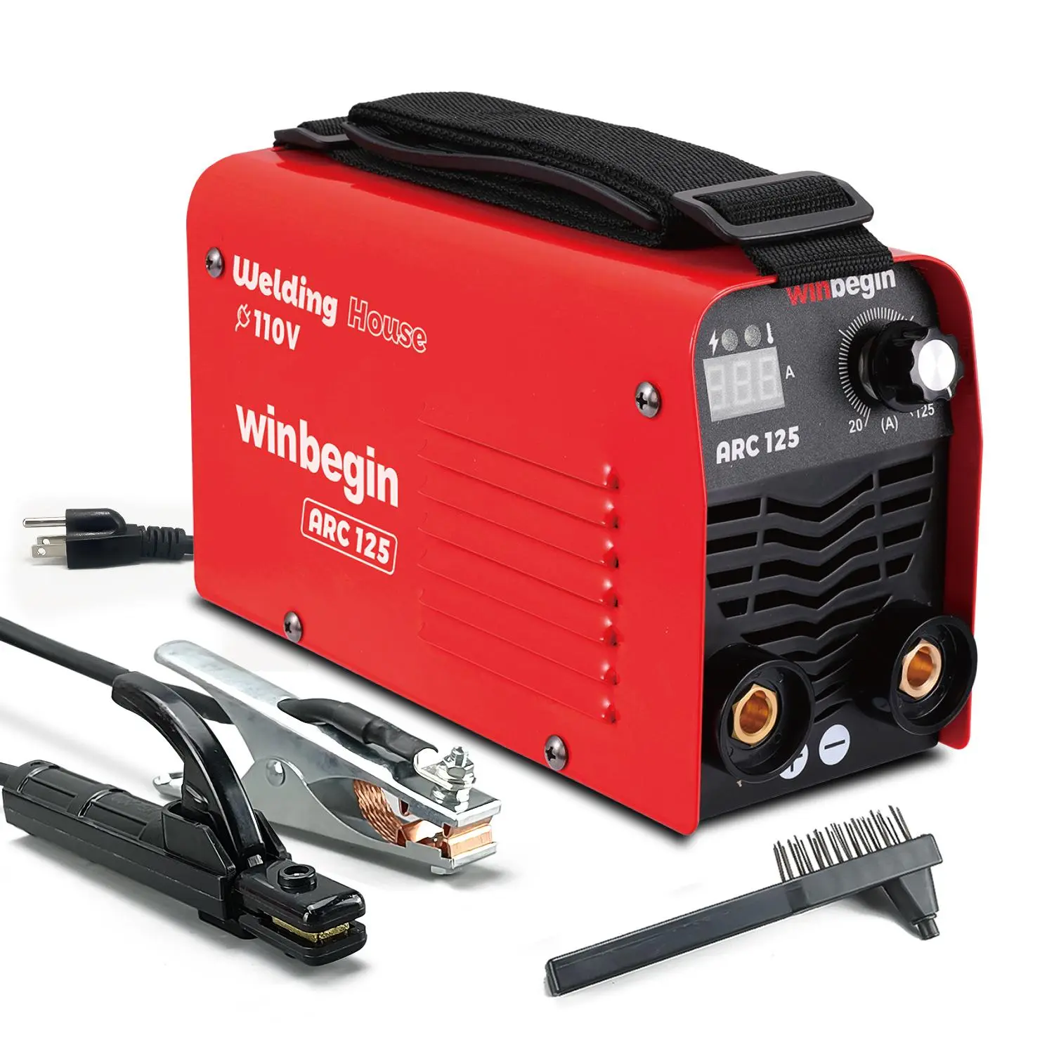 Heavy Duty Handheld MMA Stick Welding Machine, 125A Mini Electric Welder, Hand Welding Machine For Home Repair, Tool, DIY, Arc Welding Machine, Portable Handheld Welder, Arc Welding Equipment