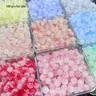 100 Multicolor Glass Beads for Jewelry Making, Transparent Round Beads for Bracelets & Necklaces DIY Projects, Craft Supplies, DIY Beading Accessories, DIY Mixed Beads, Crafting Beads