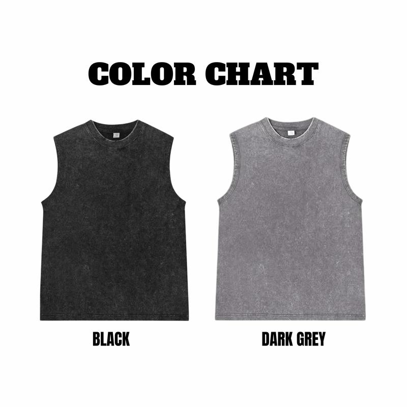 Ryomen Sukuna Pink JJK Jujutsu Kaisen Anime Manga Washed Tank Top, Gym Essential, Vintage Casual Crewneck Short Sleeves Menswear T-shirts Classic Cotton Fabric Streetwear