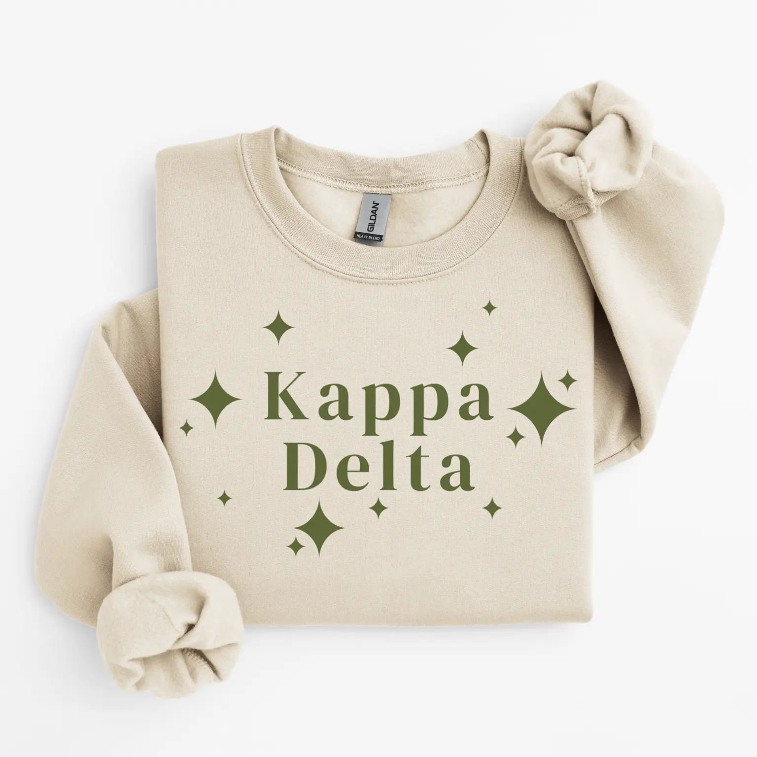 Kappa Delta Green Stars Sweater