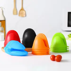 2-Piece Heat-Resistant Silicone Gloves Set, Microwave & Oven Safe, Durable Tpr Material, Colors, Oven Mitts, Kitchen Tools Kit