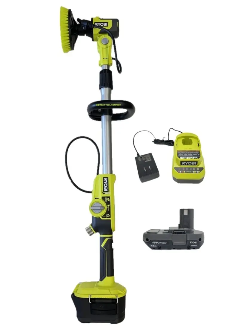 Ryobi 18 Volt PCL1701 Cordless Soap Dispensing Scrubber Kit