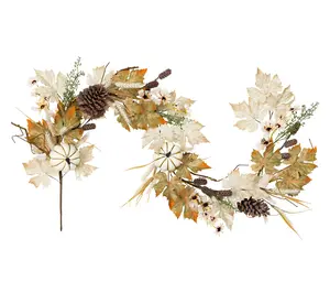 Northlight Pumpkin and Pinecone Harvest Garland5' Unlit