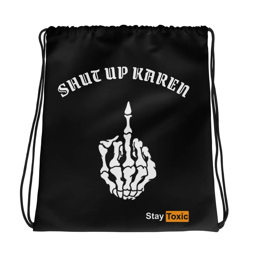 STFU drawstring bag