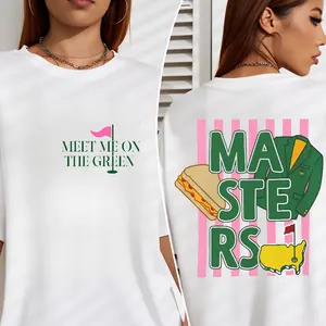 Meet Me On The Green Golf Shirt - Golf Shirt - Golf Fans Shirt - My Heart Belongs on that Green Tshirt - MA STERS - 2 Sided Printing