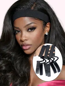 3 Pcs Lace Melting Band, Elastic Band for Wigs Ear Free Zero Ear Pressure, Hair Styling Accessories for Women & Girls, Edge Wrap to Lay Edges Wig Tools, Headband, Headband Set