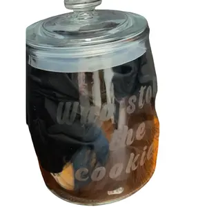 Who Stole the Cookie? Glass Cookie Container Jar Bottles Tin Canister
