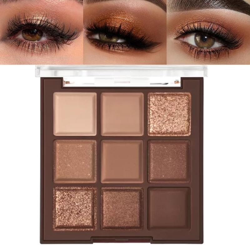 Brown Eye Shadow palette- Rose Gold Dark Brown Eyeshadow Palette Colorful, Matte Shimmer Highly Pigmented Nude Eyeshadow Palette Makeup Naturing-Looking Long Lasting2